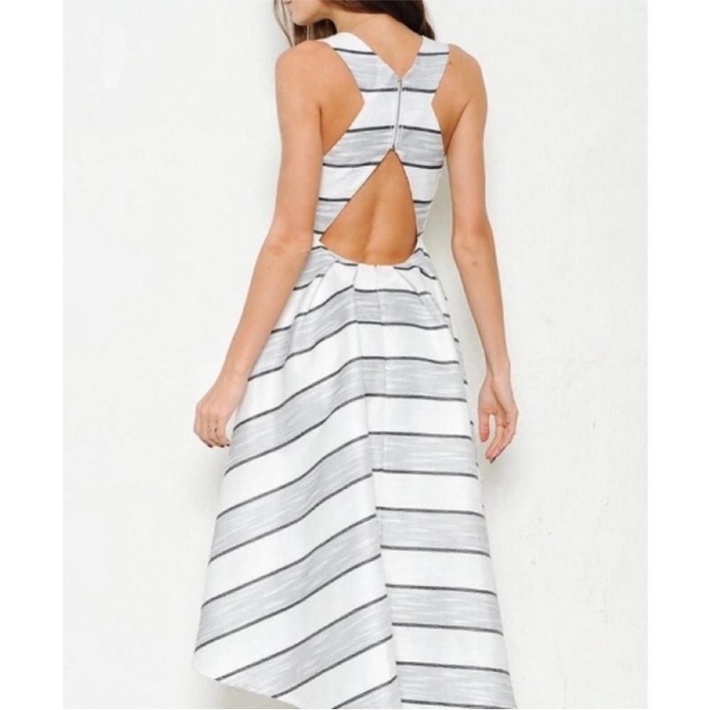 L’Atiste by Amy Stripe Fit & Flare Backless Dress Size S - Picture 16 of 16